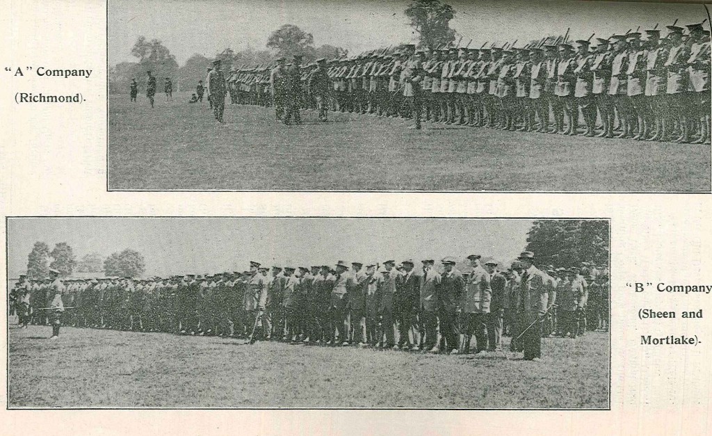 On parade in Richmond 1915