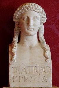Roman bust of Sappho