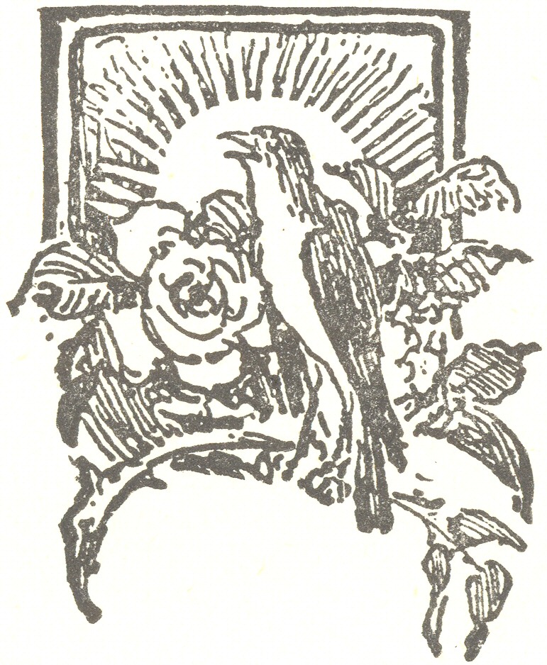 Ilustration from the Nightingale and the Rose