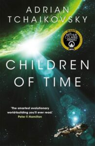 A cover of Children of time by Adrian Tchaikovsky 