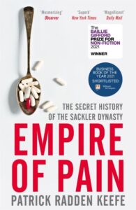 The cover of Empire of Pain by Patrick Radden Keefe